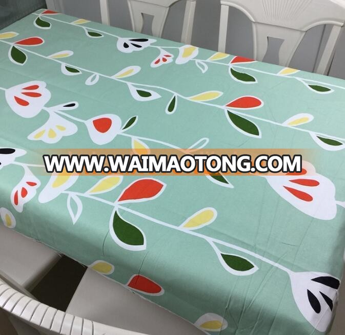 DIY wholesale linen printing fabric small quantity 100%cotton linen diy fabric of table cover and apron